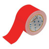 Brady Floor Marking Tape, Polyester, Solid, Red, 3 in W., 8 mil Thickness 104343