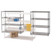 Metro Stackable Ledge, D x 60"W x 4"H, Chrome L60N-4C-1PK