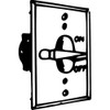 Weatherproof Cover, Switch Box Type, 1 Gang, Toggle Cover Type  5137-0