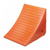Checkers Wheel Chock,17" D,14" H,14" W,Orange UC1210