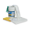 Spill Kit, 9 gal Volume Absorbed per Kit, 6 1-2 gal Capacity, Bucket, White  SKH-BKT