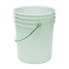 Manufacturer Varies 5 gal Open Head Round Pail, White, HDPE, 90 mil ROP2150-NM
