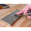 Single Grit Benchstone, 8 in W, 3 in L, 3-8 in H, Diamond, 120 Grit, Silver  D8EE
