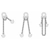 Lift-All Chain Sling,7-32 in Size,G100,10 ft L 30002G10