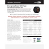 Er Tape RepairTape,Silicone,Yellow,12ydL,1inW GL20Y67000