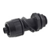Conduit Fitting Connector, 3-8 in, Threaded, Nylon, Black  PS0389NBK