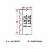Brady Tape, White, Labels-Roll: Continuous B30C-4000-855-WT