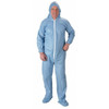 Lakeland Flame-Resistant Hooded Coverall, 2XL, Blue, Pyrolon(R) Plus 2 07414-2XB