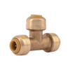 Sharkbite 1-4" Tube DZR Brass Tee U358LF