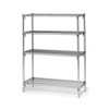 Metro Post Clamp,1 1-4inx1inx2 3-4in,Silver 9994Z