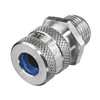 Hubbell Wiring Device-Kellems Liquid Tight Connector,3/8 in.,Blue SHC1012