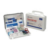 First Aid Kit, Serves 25 People, 107 Components, OSHA Compliant, Plastic Case