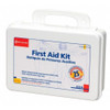 First Aid Kit, Serves 25 People, 107 Components, OSHA Compliant, Plastic Case  223