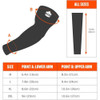 Ergodyne Protective Sleeve, 17 in Length, Lime, 1 PR 6690
