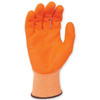 Hi-Vis Cut Resistant Coated Gloves, Cut Level A2 ,Dipped ,Neoprene, Nitrile ,Sandy ,11 1 PR