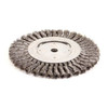 Weiler Twist Wire Wheel Wire Brush, Arbor, 8" 90858