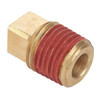 Parker Brass Square Head Plug, MNPT, 1/4" Pipe Size VS211P-4