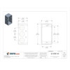 Raco Extension Ring, 1 Gang, Steel, Handy Box Type 665