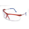Genesis, Safety Glasses, Ultra-dura HC, Clear Lens, Blue Frame, Half-Frame  S3240