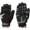 KincoPro General Men's Medium Black Synthetic Leather Work Glove 2041-M 716904
