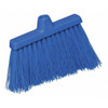 Tough Guy 9 1-8 in Sweep Face Broom Head, Stiff, Synthetic, Blue 48LZ56