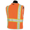 Condor 3XL Class 2 High Visibility Vest, Orange 11K786