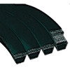 Dayton 4/B128 Banded V-Belt, 131-3/4" Outside Length, 2-2/3" Top Width, 1/2" Thickness, 4 Ribs 3HEZ7
