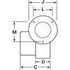 Dayton Round OEM Blower, 3300 RPM, 1 Phase, Direct Drive, Steel 1 Speed 1TDN2