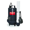 Dayton EffluentPump,20ft,8.3A,1hp,240VAC 3BB85