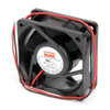 Dayton Axial Fan, Square, 24V DC, - Phase, PBT Plastic, 2 3/8 in W. 2RTH1