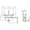 Dayton Beam Clamp,Vertical Lift,10,000 lb. 4ZW25