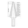 Manufacturer Varies HSS Step Drill Bit 12 Sizes, 3/16-7/8" 6EXN4