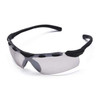 Enticer, Safety Glasses, Anti-Scratch, Light Gray Lens, Black Frame, Frameless
