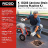 Ridgid 200 ft Drain Snake, 115V AC, 3-5 HP 23717
