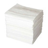 Brady Sorbent Pad, 51 gal, 15 in x 19 in, Oil, White, Polypropylene ENV200