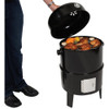 GrillPro 16 In. 400 Sq. In. Upright Traditional Water Charcoal Smoker 31816 804189