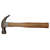 Westward Curved-Claw Hammer,Hickory,13 Oz 6DWG8