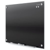 Quartet 48" H x 72" W Magnetic Glass Dry Erase Board, Gloss, Black G7248B-A