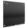 Quartet 48" H x 72" W Magnetic Glass Dry Erase Board, Gloss, Black G7248B-A