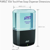 PURELL ES6 1200mL Automatic Hand Soap Dispenser, Graphite 6434-01 603539