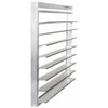30 in 32.75"H-W Alu Universal Backdraft Dampr, 31 in x 31 in, Aluminum  3HHT1