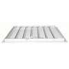 42 in 44"H-W 4.5"L Alu Ceiling Shutter Dampr, 42 in x 42 in, Aluminum  3C242