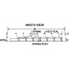 Dayton 36 in 38"H-W Alu Universal Backdraft Dampr, 36 in x 36 in, Aluminum 4C228