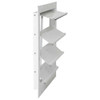 16 in 19"H-W 6"L Aluminum Gable Shutter Damper, 17 in x 17 in, Aluminum  4YN20