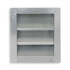 Dayton Louver,Adj w/ 28 to 46 In,Galv Steel 2FTV2