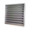 Dayton Louver,Wall Opening 36x36In,Galvannealed 4FZG8