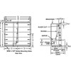 Dayton Mtrzd Damper,For Fan Dia. 48",100-240V 3C132