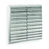 48 in 51"H-W 5.75"L Alu Wall Vent Shutter, 48-1/2 in x 48-1/2 in, Aluminum