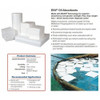 Brady Sorbent Roll, 44 gal, 30 in x 150 ft, Oil, White, Polypropylene ENV150
