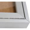 Ghent Enclosed Cork Bulletin Board 60x36", 2 Door PA23660K